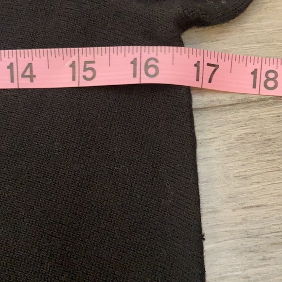 NIC+ZOE Stand Out Sweater | Black Knit Pleated Sparkle Holiday Cocktail - Picture 8 of 9